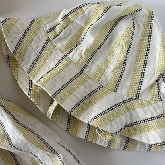 Firsts By Petit Lem Striped Dress & Hat - Picture 6 of 11